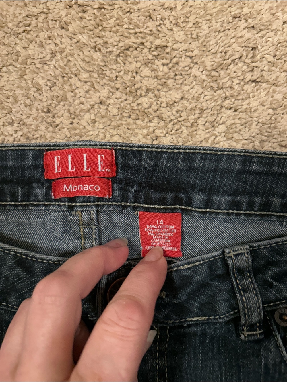 Elle Women's Dark Blue Flare Jeans. 14. Great shape!